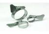 Fixing Rubber Worm Drive Hose Clamps With Stainless Steel Handle 12.7mm Band