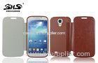 TPU Back Shell Design Samsung Galaxy Phone Cases for S4 i9500 Durable PU Leather Cover