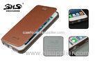 Apple iphone Protective Cases - iPhone 5 / 5S PU Leather Cover with Transparent Border