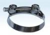 Single Bolt Heavy Duty Stainless Steel Hose Clamps 240 - 252mm for Fixing Steel Pipe