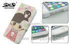 Apple iphone Protective Cases - iPhone 5 / 5S PU Leather Cover with Cute Cartoon Pattern
