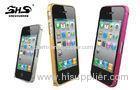 iPhone 4 /4S Ultra Thin Aluminum Bumper Phone Cases CNC Technology