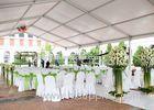 Heavy Duty Aluminum White 20 By 20 Outdoor Party Tent For Wedding , Clear Span Tent