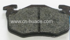 auto brake pad for ceramic d1258