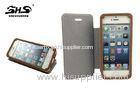 iPhone 5 / 5S PU Leather Cell Phone Cases Stand Design Cover Korean Style