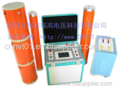 Series resonant frequency exchange of high-pressure test equipment pressure