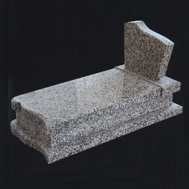 Russian Style Granite Headstone