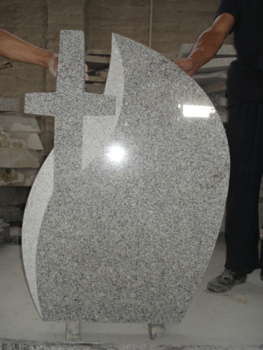 Hand Carved Absolute China Granite gravestone