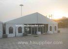 Big White 12m x 10m Clear Span Tent UV Resistant , Auto Show Warehouse