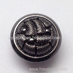 Movable Jeans Button Shiny Gun Metal Color