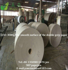 Different thickness double sides smooth grey paper board in good price