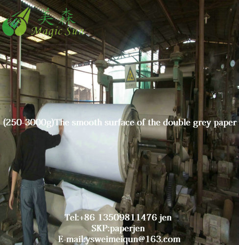 SGS certificated smooth grey board maker