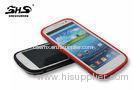 PC and TPU Transparent Border Bumper Samsung Galaxy Phone Cases for S3 i9300