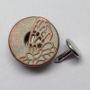 Single Pin Jeans Button Copper Tin Color