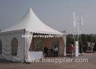 UV Protection 6 x 6 m Pagoda White Party Tent , Party Canopy Tent For Outdoor
