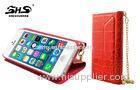 Apple iphone Protective Cases The Crocodile Grain Handbag Design Wallet Case for iPhone 5 / 5S
