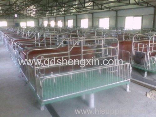 Pig Farm Double Farrowing Crate