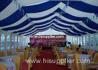 Waterproof Large Music Festival Tent With Colorful Lining , PVC Fabric Tent