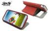 Samsung Galaxy S4 i9500 Stand Flip Cover View Window Design Leather Cell Phone Cases