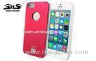 Pure Colors iPhone 5 / 5S Plastic PC Case Pasted Metal Cover Apple iphone Protective Cases