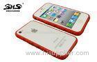 Orange TPU iPhone4/4S Bumper , Custom Mobile Phone Protective Cover