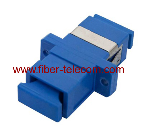 fiber adaptor with plastic housing