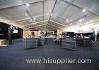 20 X 80 M Big White Aluminum Marquee Party Tent With Logo , Event Tent