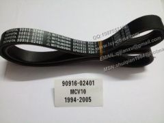 Toyota Camry Avalon Lexus ES300 SXV10 VCV10 MCV10/20 MCX10/20 1MZ V-Belt:90916-02401