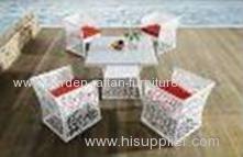 White wicker sofa modern garden outdoor furniture