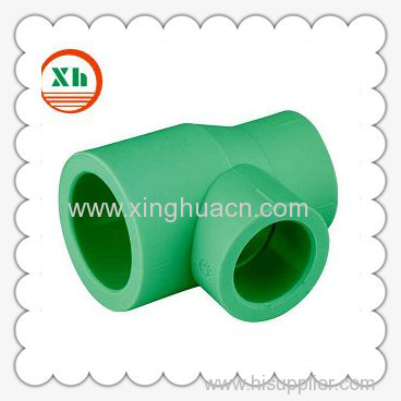 PP-R plastic fittings reduced tee DN32X25X25