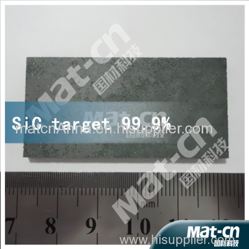 The RF sputtering SiC target(MAT-CN)