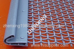 Edge Wrapping Mine Sieving Mesh
