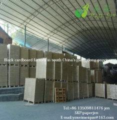 China Cardboard Matte Black For Box