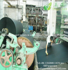 Top Grade 80-450gsm Black Color Paper Mill