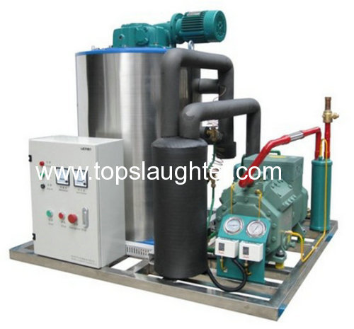 Ice Flaker and Maker used with Chicken Processing Equipment Water Chiller