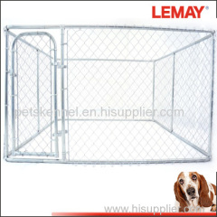 Hot-Selling 10x10x6 foot galvanized chain link large cheap dog kennel
