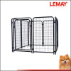 5x5x4 foot welded wire outdoor 8 panles dog kennel