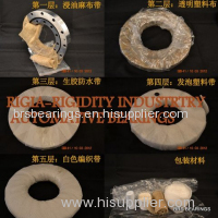 crossed cylindrical roller bearing high precision rigid XV50 lamellar seals on both sides