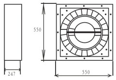 UL Listed 80-250W LVD explosion proof light