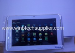 7inch dual core mtk6572 3g or 2g silver or black color 1024x600 super good phone call tablet pc