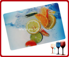 3D tablemat,3D placemat,3D lenticular placemat