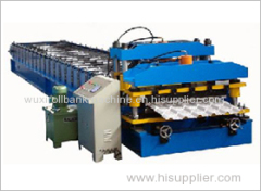 color tile forming machine