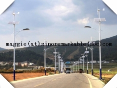 hot-dip-galvanized steel lighting poles