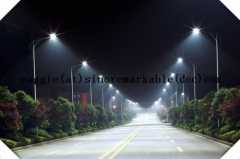 hot-dip-galvanized steel lighting poles