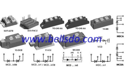 IXYS thyristor module MCD26-14io1B, MCD26-16io1B