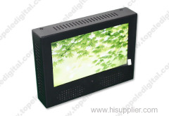 7inch internal battery lcd monitor for shopping trolley/cart