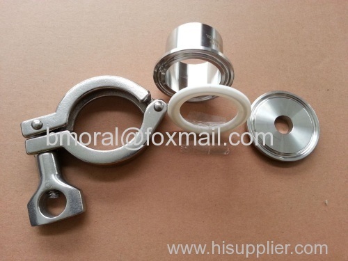 stainless steel sanitary tri clamp set