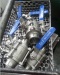 pneumatic tri clamped 3pc ball valve