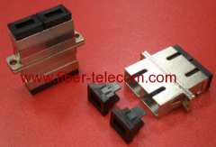 SC duplex metal housing adaptor