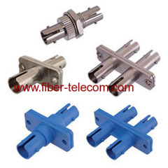 ST simplex fiber optic adaptor metal housing